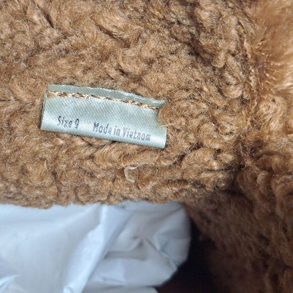 Dolce Vita Lelani Plush Flat Platform Mule Women's Sz 9 Pecan Suede (VGC) - Picture 9 of 9